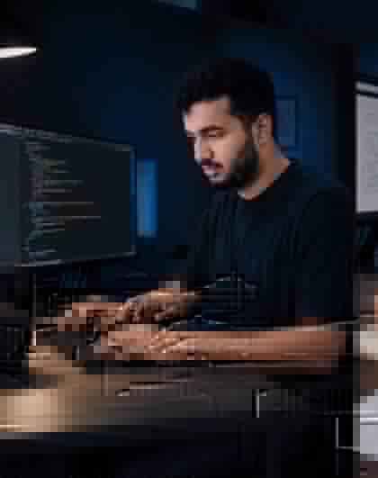 Saimon coding in a dark workspace